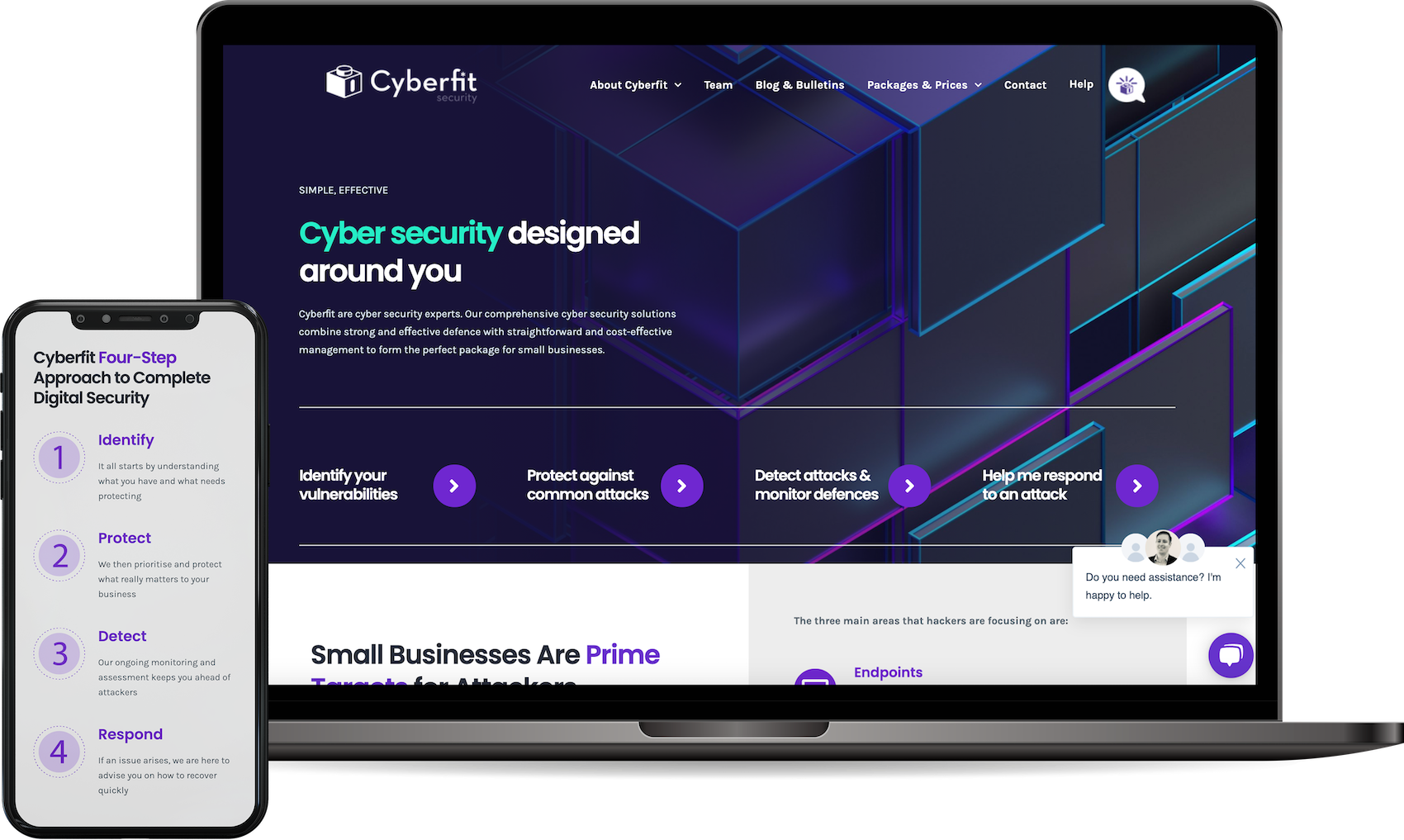 Laptop - Cyberfit UK - Website Design & build pricing