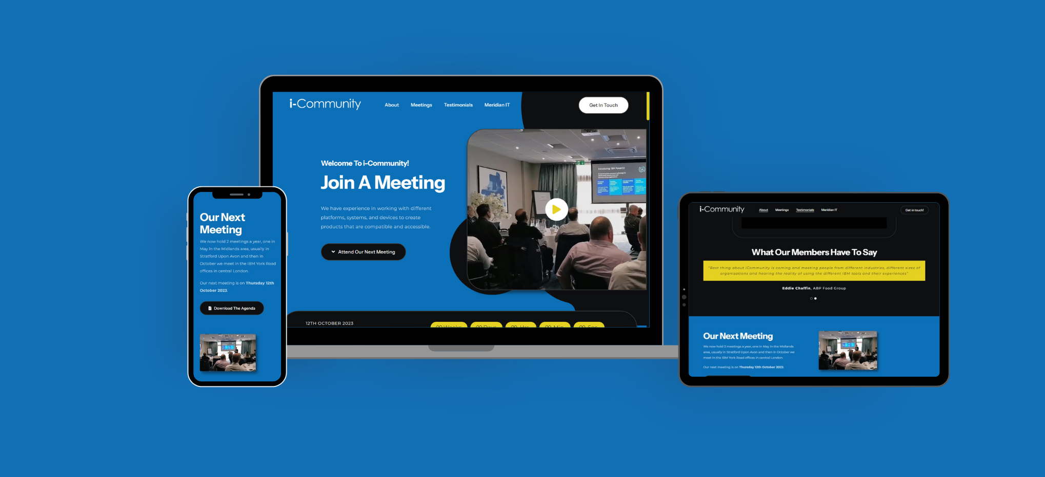 chell web design website design iCommunity