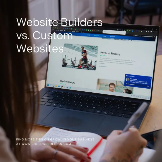 Website Builders vs. Custom Websites – Which is Right for Your Summer Launch?

Planning to launch your new business or project this summer? 🌞 One of the first big decisions is: Do I DIY with a website builder, or hire a professional?

Here’s the reality:

✅ DIY Website Builders (like Wix, Squarespace, etc.)
- Great for very simple sites or personal projects.
- Budget-friendly if you’re just starting out.
- Quick to get online if you’re confident with tech and have the time.

BUT… they come with limitations:
- You’re tied to templates.
- SEO, performance & flexibility can be lacking.
- Custom features = extra costs (if they’re even possible).

💼 Custom-Designed Websites
- Tailored exactly to your brand and business goals.
- Scalable and built to grow with you.
- Better performance, SEO, and full design freedom.
- Expert guidance + peace of mind.

👉 Our view? For most businesses—especially if you're serious about standing out and growing—a custom-built website is the better long-term option. It’s an investment in your brand’s future and saves time and hassle down the line.

Not sure which route is best for you? Let’s chat! Book a free discovery call and we’ll talk you through all your options here at https://chellwebdesign.com/

#WebDesign #WebsiteTips #SummerLaunch #SmallBusiness #WixVsWordPress #CustomWebsite #ChellWebDesign